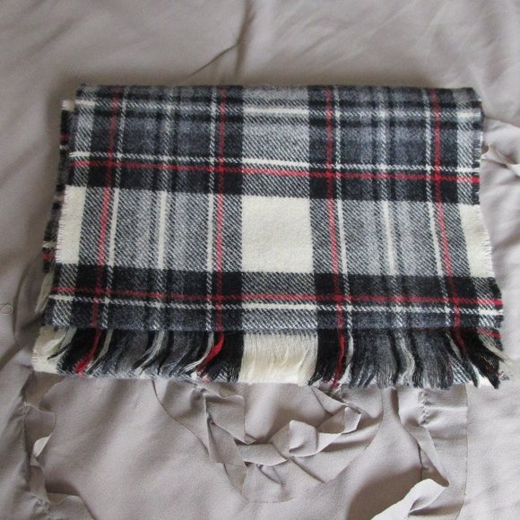 wool plaid scarf